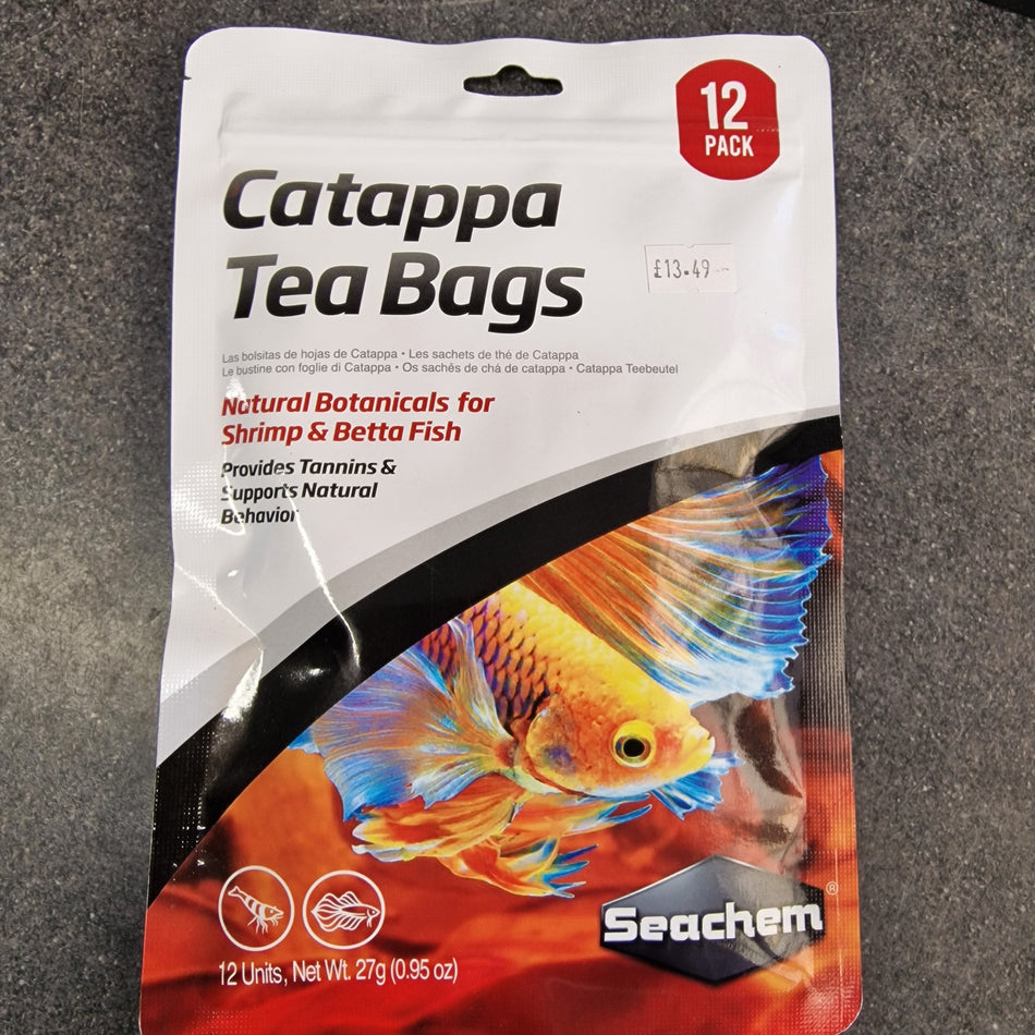 Seachem Catappa Tea Bags 12 Pack