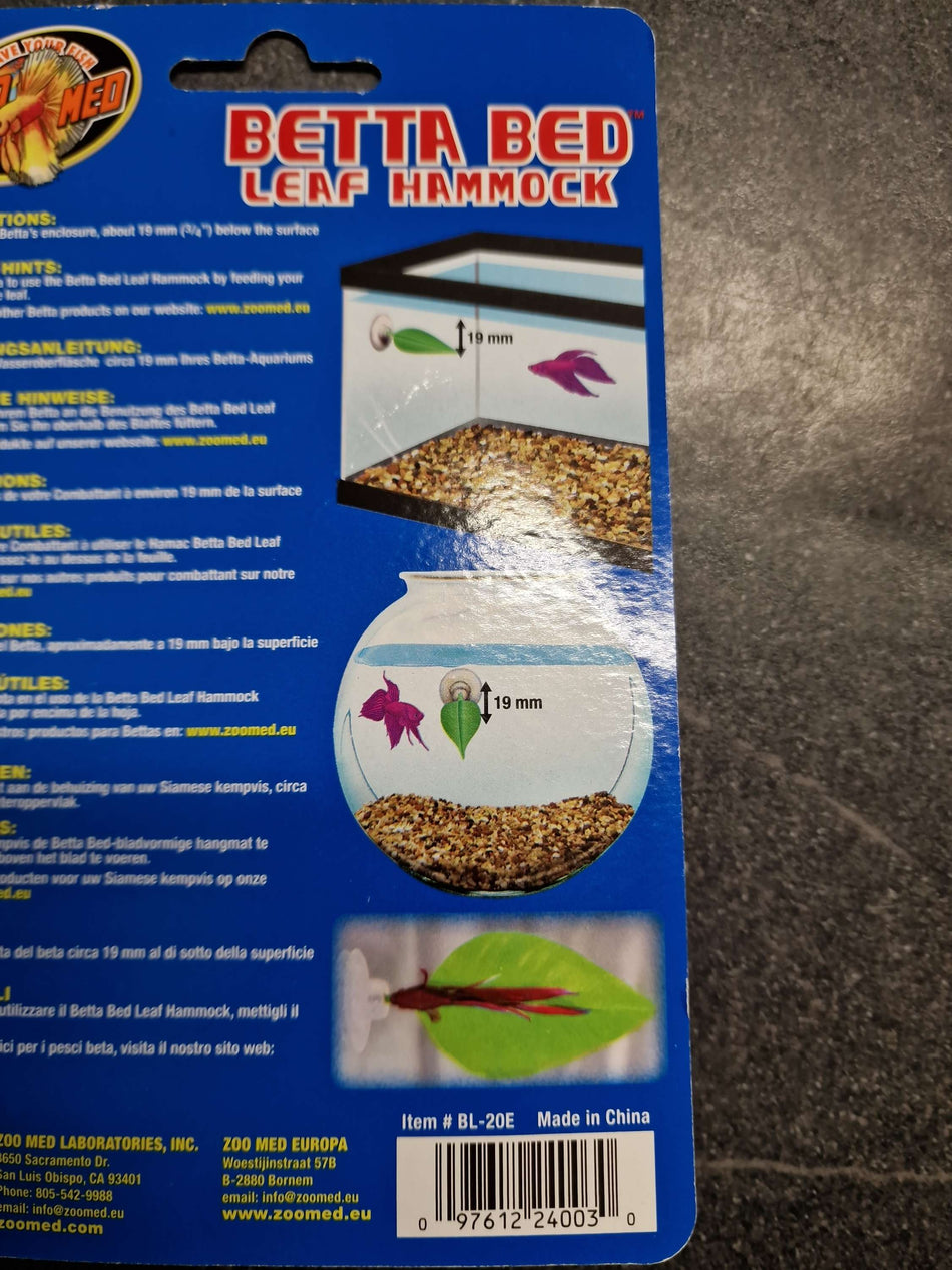 Zoo Med Betta Bed Leaf Hammock