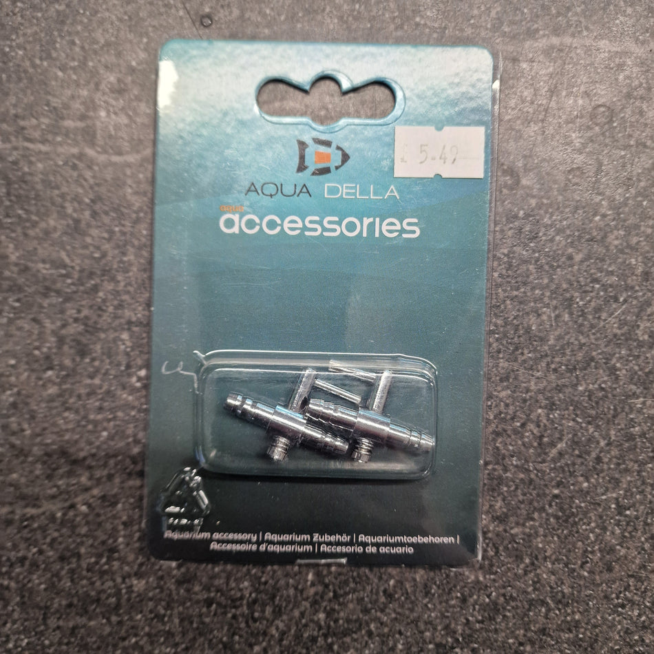 Aqua Della 2 Way Valve Metal 2 Pack
