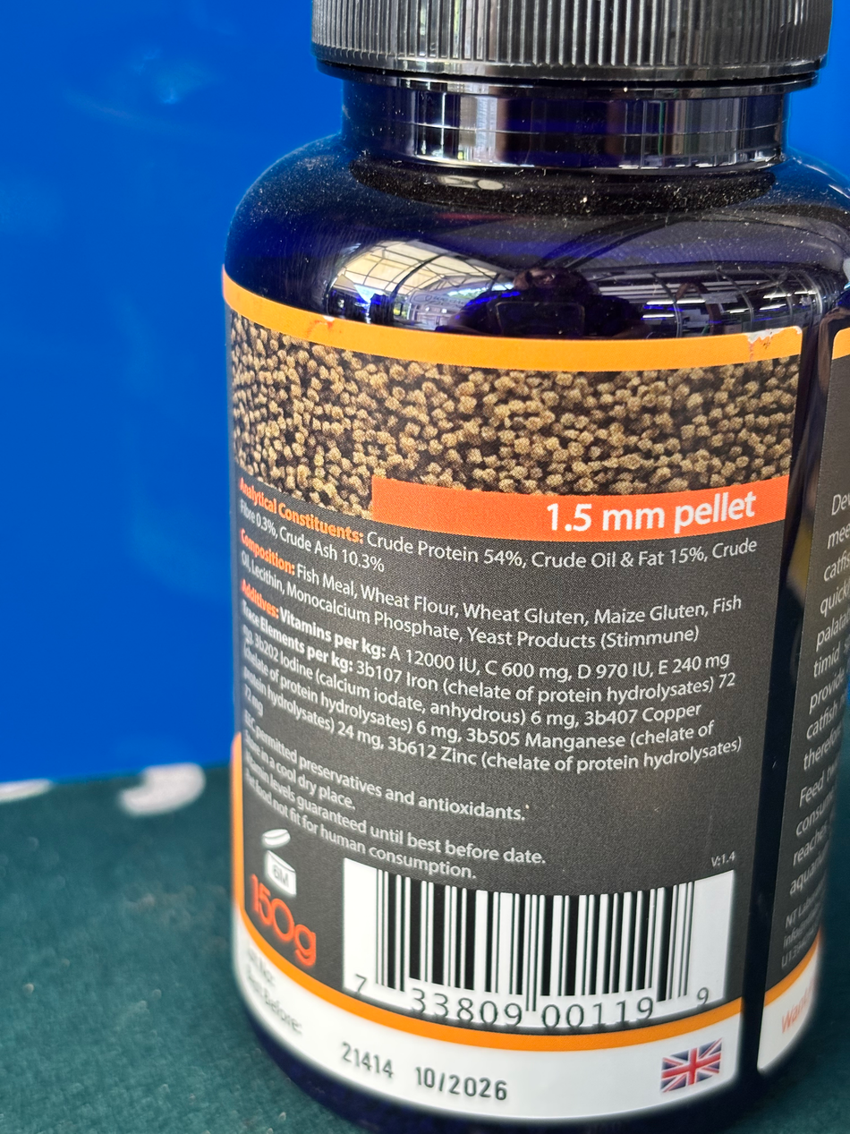 NT labs Catfish Pellets 150G