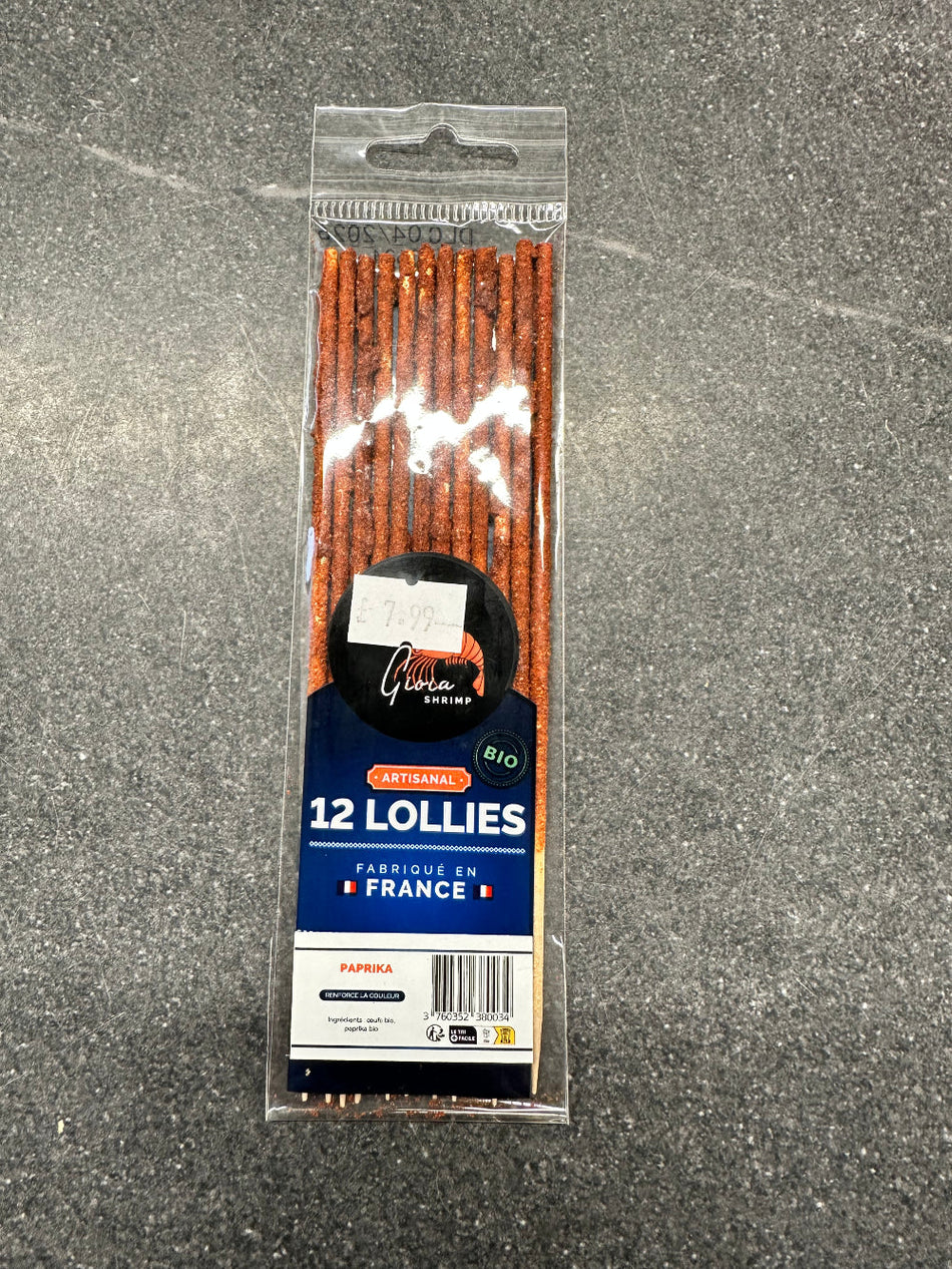 Gioia Shrimp Lollies Paprika Pack