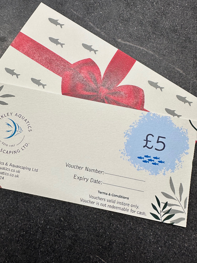 £5.00 Byrkley Aquatics Gift Voucher
