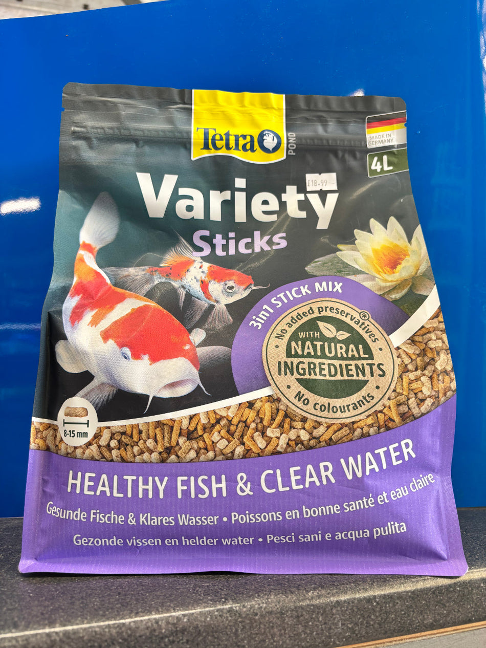 Tetra Variety Sticks 750G 4L