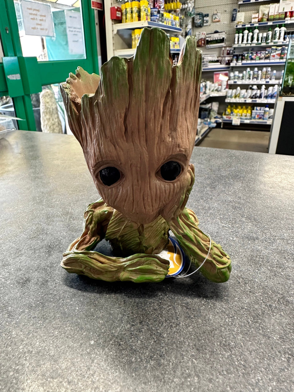 'Me Is Root' Groot Type Aquarium Ornament