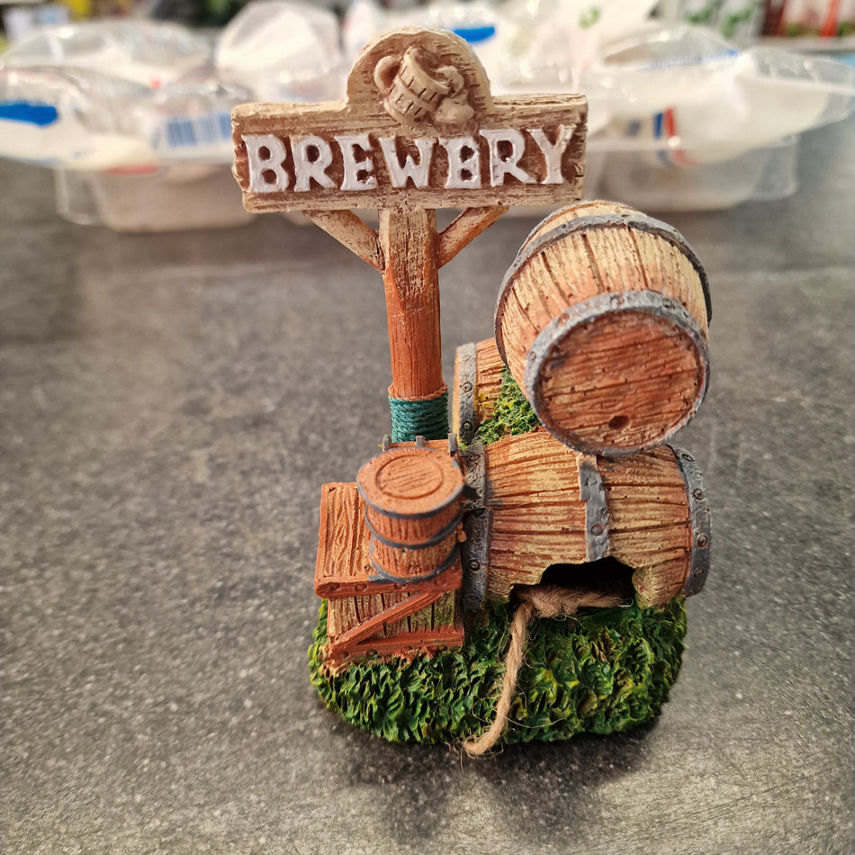 SF barrel brewery ornament