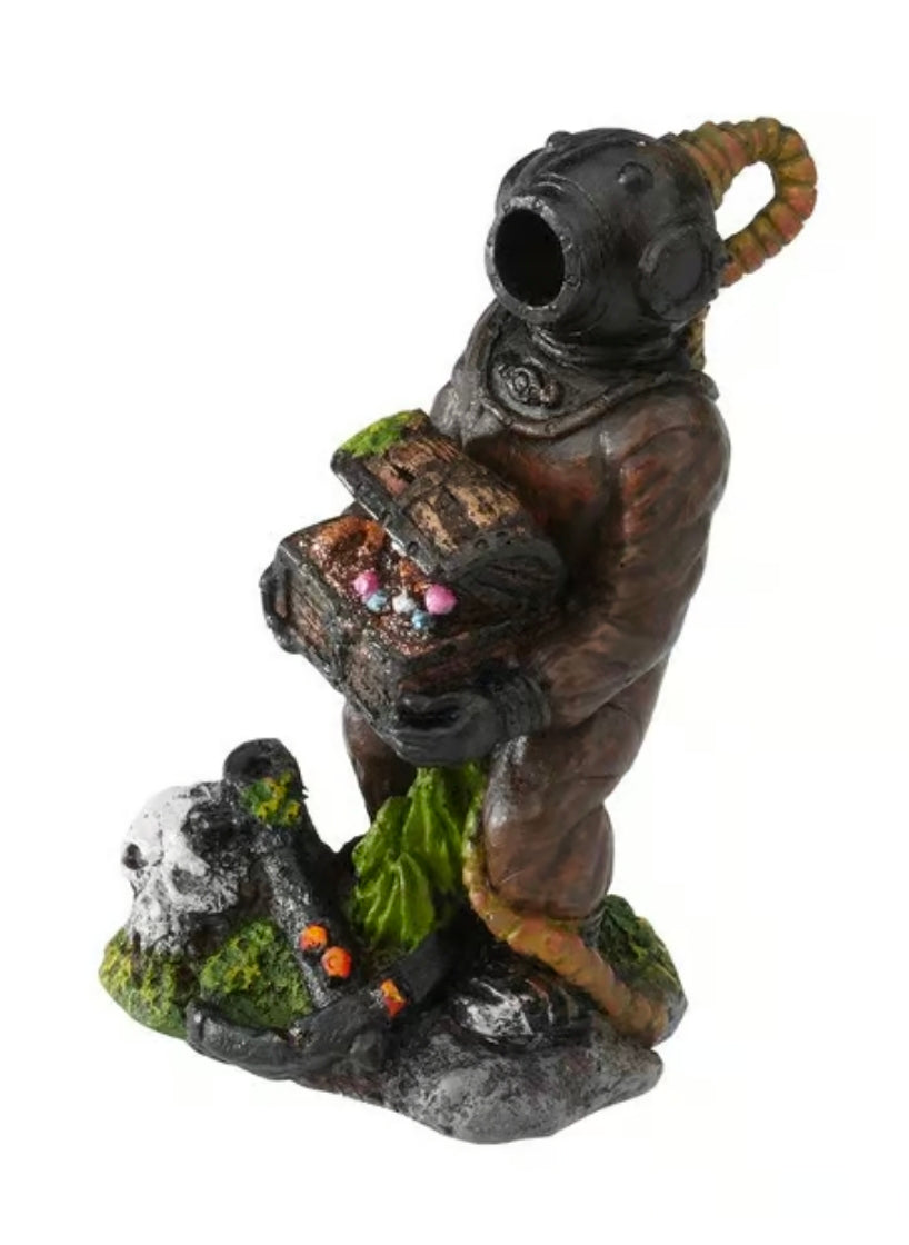 AD diver with airstone