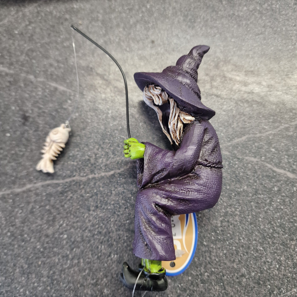 Betta Sitting Fishing Witch