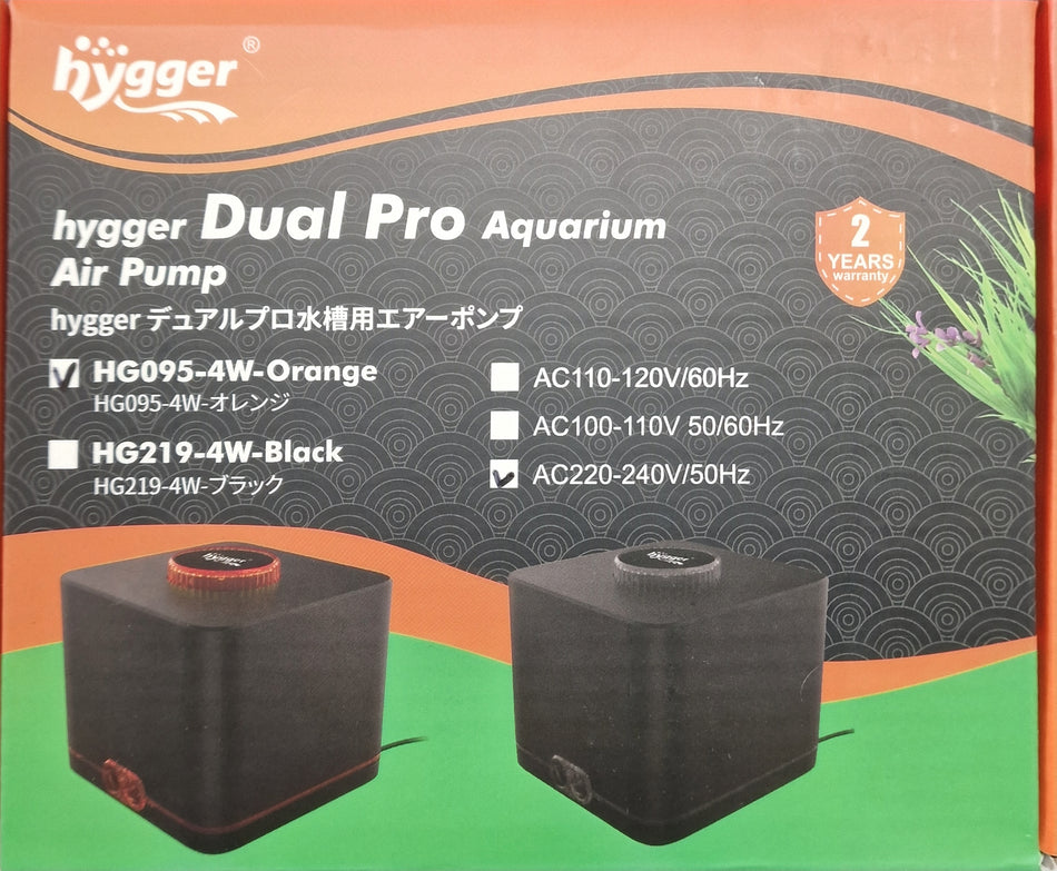Hygger Dual Pro Aquarium Air Pump M
